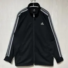 00s adidas アディダス トラックジャケット ジャージ 黒 y2k M