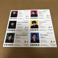 SixTONES「MILESixTONES」初回盤A 特典 IDカード