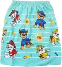 60cmタグ付　パウパトロール/ラップタオル/バスタオル　チェイス　巻きタオルのサムネイル