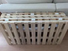 k*k様 ニトリ折りたたみ式すのこベッドシングル②　四つ折りのサムネイル