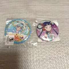 プリキュア プリチャン 缶バッジ 2個セット