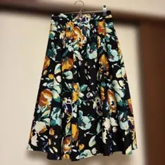 miumiu ミュウミュウ 花柄 ボタニカルプリントスカート - メルカリ