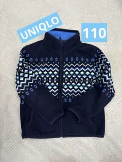 UNIQLO ユニクロフリースジャケット 110 ネイビー