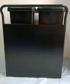 美品　ニトリ　RGダストワゴン　30L　ツイン　ブラックのサムネイル