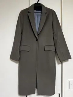 SHIPSチェスターコート ダークブラウン