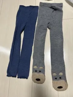 ベビータイツ 95cm グレー ネイビー まとめ売り