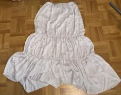 新品未使用【グレイル】ティアードスカート　薄ピンク　L