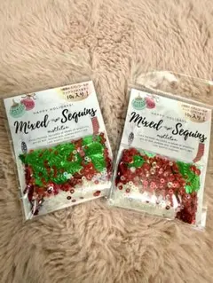 XMAS COLLECTION ミックススパンコール ミスルトウ