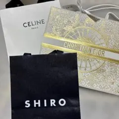 CELINE・DIOR・SHIRO ショップ袋セット