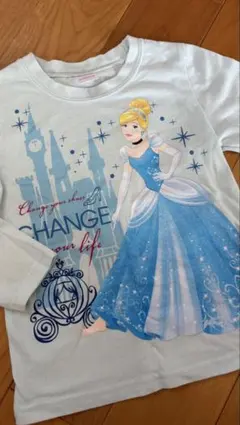 ディズニー シンデレラ 長袖Tシャツ　プリンセス　110