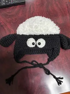 ふんわりもこもこひつじさん帽子