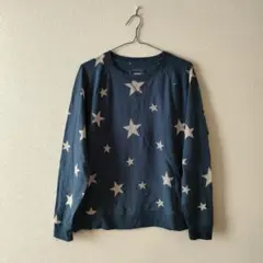 SONOMA 星柄トレーナー Lサイズ　y2k 古着　薄手