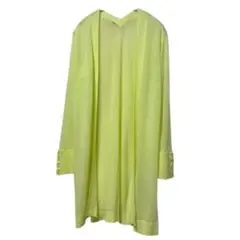 Bou Jeloud ロングカーディガン 新品 タグ付き イエロー 春夏 羽織り