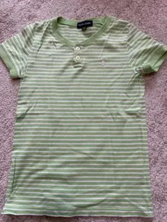 RALPH LAUREN ヘンリーネック ボーダー Tシャツ 120cmのサムネイル