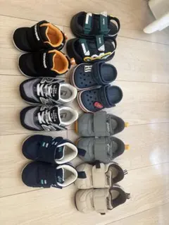 asics、converse、newbalance他子供シューズ ７足セット