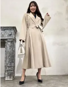 美品❣️アナイ ANAYI ライトシャンタンショートトレンチコート　38/M 美品❣️アナイ ANAYI ライトシャンタンショートトレンチコート 38/M