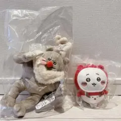ちいかわ クリスマス トナカイ マスコット　エニマイくじ オーナメント 2点