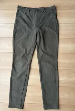 ヒートテックウルトラストレッチレギンスパンツ XL オリーブ