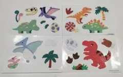 ぷっくり ダイヤモンドシール 恐竜 4シート