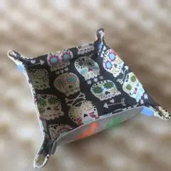 ファブリックトレー♡ドクロ骸骨スカルandネオンカラー