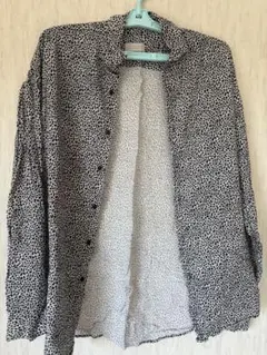 《ZARA MAN レオパード柄シャツ》
