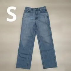 GU ハイライズストレートジーンズ S