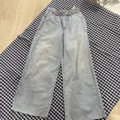 ZARA デニム ワイドパンツ サイズ140のサムネイル