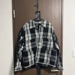 オーバーサイズチェックジャケット