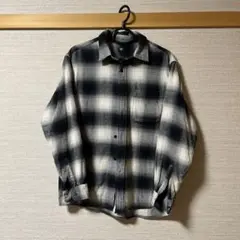 ユニクロ オンブレ ネルシャツ Mサイズ シャドーチェック