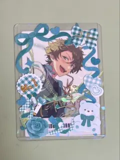 トレカカードケースデコ 緑