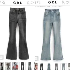 GRLグレイル フレアデニム2着まとめ売り [cu535]、[cu508]　S