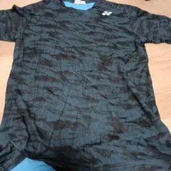 YONEX バドミントンシャツ ダークブルー/ブラック　サイズL