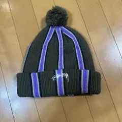 Stussy ニット帽 ビーニー ポンポン付き