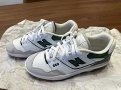 New Balance 550 ホワイト/グリーン