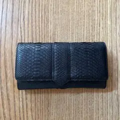 【新品未使用】長財布　パイソン　金運アップ　巳