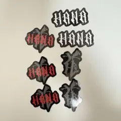 HANA デビュー直前イベント ロゴステッカー 3種7枚セット