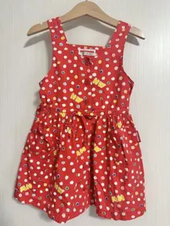 ミキハウス レトロ ワンピース