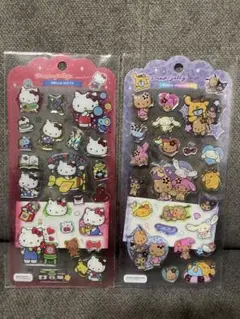 キティー、日焼け　サンリオ、　ドロップジェリーシール