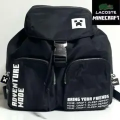 レア LACOSTE × MINECRAFT プリント ナイロン バックパックのサムネイル