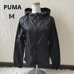 PUMAプーマ ウィンドブレーカー ジャケット　黒レディースM ランニングのサムネイル