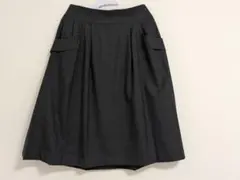 MARGARET HOWELL フレアスカート サイドポケット付き