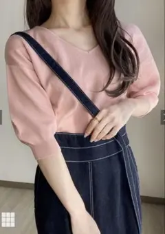 赤ニット ニット