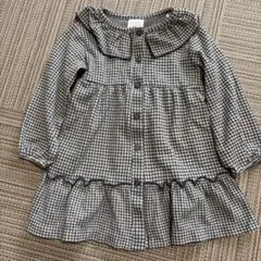 ZARA チェック柄ワンピース12-18ヶ月　86センチ