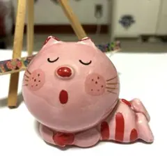 トラネコ　人形　陶器　インテリア　水森亜土さん　ミーたん　コップ　ペン立て トラネコ 人形 陶器 インテリア 水森亜土さん ミーたん コップ ペン