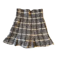 SNIDEL ツイード　フレアミニスカショーパン