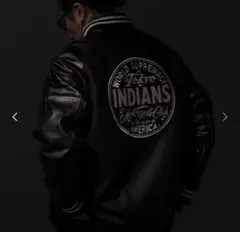 鉄*生様 1st 東京インディアンズ MC Varsity Jacket