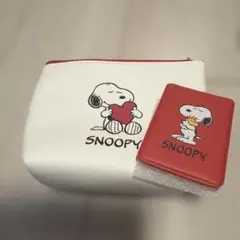 DHC x PEANUTS スヌーピー ポーチ＆ミラーセット