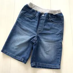 GU デニムハーフパンツ　130