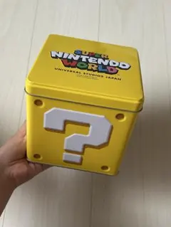 USJ スーパーニンテンドーワールド マリオ ハテナブロック缶 空き缶