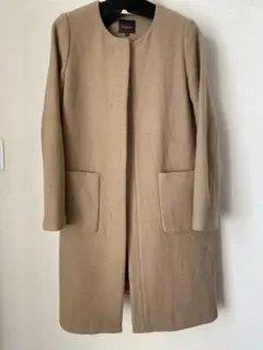 デミルクスビームス　ビームス　ノーカラーコート　ピーコート　チェスターコート